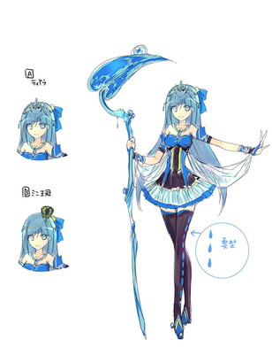 画像ギャラリー No.002のサムネイル画像 / 「アヴァベルオンライン」のラノベ化が決定。主人公などのラフイメージを公開