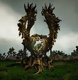 画像ギャラリー No.009のサムネイル画像 / 「黒い砂漠」,ギルド専用ボス「ミルの木監視者・破壊者オピン」が実装。すべてのペットと交換可能な「魔法使いゴースピ」が25%オフに