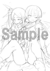 画像ギャラリー No.001のサムネイル画像 / 「閃乱カグラ SHINOVI VERSUS」店舗特典用イラストのラフを一挙公開