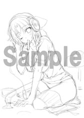 画像ギャラリー No.004のサムネイル画像 / 「閃乱カグラ SHINOVI VERSUS」店舗特典用イラストのラフを一挙公開