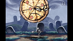 画像ギャラリー No.007のサムネイル画像 / ピザVS.スケルトンの仁義なき戦い。iOS向けアクションゲーム「Pizza Vs. Skeletons」を紹介する「(ほぼ)日刊スマホゲーム通信」第135回