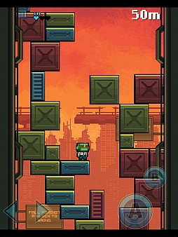 画像ギャラリー No.002のサムネイル画像 / ブロックを避け,登り続けろヒーロー達! iOS向けアクション「The Blocks Cometh By Halfbot」を紹介する「(ほぼ)日刊スマホゲーム通信」第139回