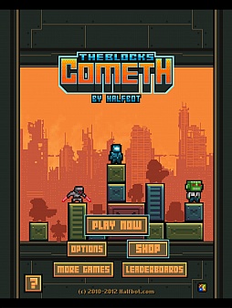 画像ギャラリー No.003のサムネイル画像 / ブロックを避け,登り続けろヒーロー達! iOS向けアクション「The Blocks Cometh By Halfbot」を紹介する「(ほぼ)日刊スマホゲーム通信」第139回