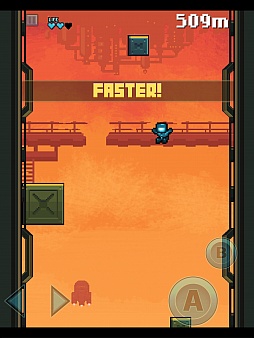 画像ギャラリー No.010のサムネイル画像 / ブロックを避け,登り続けろヒーロー達! iOS向けアクション「The Blocks Cometh By Halfbot」を紹介する「(ほぼ)日刊スマホゲーム通信」第139回