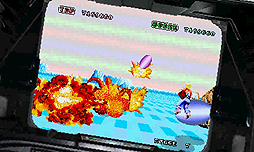 画像ギャラリー No.007のサムネイル画像 / 3DSダウンロードソフト「3Dスペースハリアー」が12月26日より配信。“擬似3D”が3D立体視で“本物”に