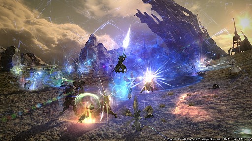 画像集#002のサムネイル/「FFXIV:新生エオルゼア」,大規模PvPコンテンツ「フロントライン」において,激戦の舞台となるアウトロー戦区のイメージが公開