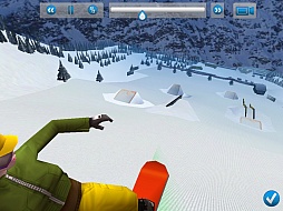 画像ギャラリー No.007のサムネイル画像 / 絶景ゲレンデで華麗なトリックを披露。iOS向けスノボゲーム「Fresh Tracks Snowboarding」を紹介する「(ほぼ)日刊スマホゲーム通信」第160回