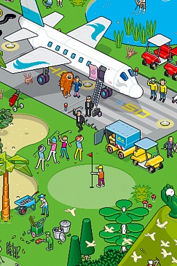 画像ギャラリー No.002のサムネイル画像 / 見ているだけでも楽しめる。iOS向けパズルゲーム「eBoy FixPix」を紹介する「(ほぼ)日刊スマホゲーム通信」第198回