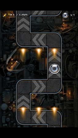 画像ギャラリー No.004のサムネイル画像 / ジャイロセンサー系ゲームの決定版か。iOS向けアクション「Dark Nebula - Episode One」を紹介する「(ほぼ)日刊スマホゲーム通信」第191回