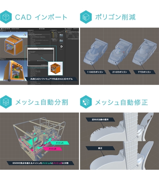 画像ギャラリー No.002のサムネイル画像 / CADで作られた3DモデルをUnityへ取り込むためのプラグインが登場