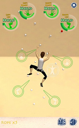 画像ギャラリー No.005のサムネイル画像 / なぜプレイするのか。そこに岩があるから。iOS向けアクションゲーム「クライマーズハイ」を紹介する「(ほぼ)日刊スマホゲーム通信」第226回