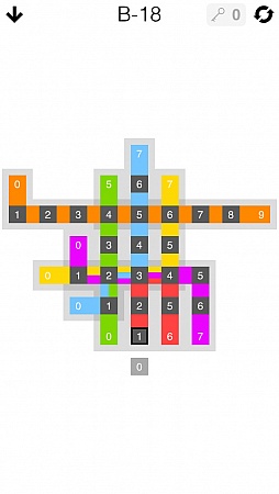 画像ギャラリー No.010のサムネイル画像 / カラフルなラインでブロックを埋めろ。iOS向けパズルゲーム「SEQ」を紹介する「(ほぼ)日刊スマホゲーム通信」第259回