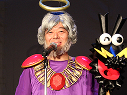 画像ギャラリー No.020のサムネイル画像 / 「ヒーローバンク」の「クロスメディア プロジェクト発表会」開催。名越稔洋氏が意気込みを語り,角田信朗さんが主題歌を熱唱した会場の模様をレポート