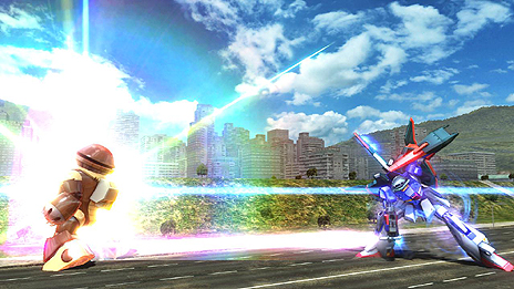 画像集#016のサムネイル/「機動戦士ガンダム EXVS FULL BOOST」追加機体第4弾が3月19日より配信。 ガイアガンダム(バルトフェルド搭乗),ザク頭Zガンダム,シルバースモーが登場