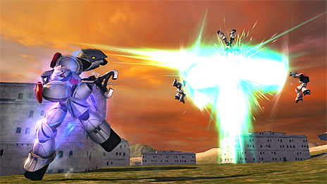 画像集#026のサムネイル/「機動戦士ガンダム EXVS FULL BOOST」追加機体第4弾が3月19日より配信。 ガイアガンダム(バルトフェルド搭乗),ザク頭Zガンダム,シルバースモーが登場