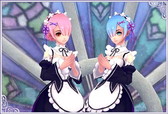 画像ギャラリー No.005のサムネイル画像 / 「幻想神域」に「Re:ゼロ」コラボアバター第2弾のレム&ラムが登場