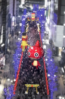 画像ギャラリー No.002のサムネイル画像 / 「モンスト」,12月31日の大みそかの渋谷に「モンスト参道」が出現