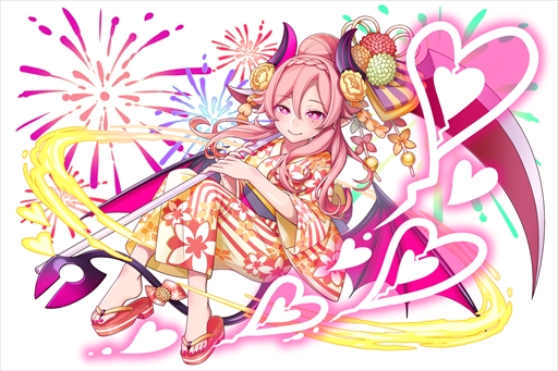 画像ギャラリー No.002のサムネイル画像 / 「フルボッコヒーローズX」,「星空響く祭囃子」を開催。浴衣衣装の新ヒーローが登場