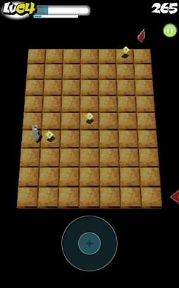 画像ギャラリー No.003のサムネイル画像 / おっさんを操作してビームを避けまくれ! iOS向けアクションゲーム「よけリーマン」を紹介する「(ほぼ)日刊スマホゲーム通信」第392回