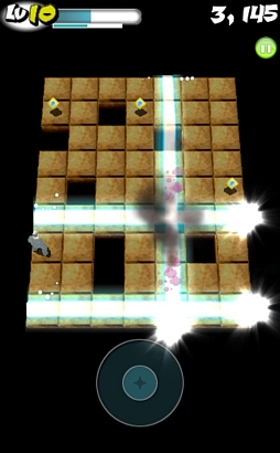 画像ギャラリー No.007のサムネイル画像 / おっさんを操作してビームを避けまくれ! iOS向けアクションゲーム「よけリーマン」を紹介する「(ほぼ)日刊スマホゲーム通信」第392回