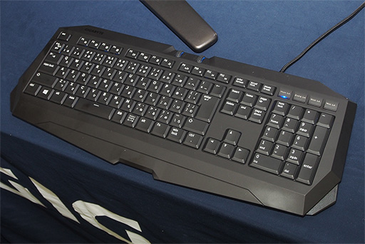 画像集#022のサムネイル/GIGABYTE,日本で展開中のゲーマー向けマウスとキーボードをアピール