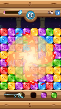 画像ギャラリー No.009のサムネイル画像 / パズルアクションゲーム「ジェムウィザード」がApp Store/Google Playで配信