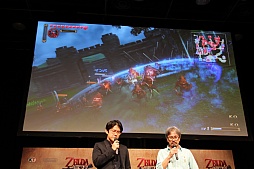 画像集#013のサムネイル/「ゼルダ無双」の完成発表会が開催。「ゼルダの伝説」生みの親である宮本 茂氏も登壇した会場の模様をレポート