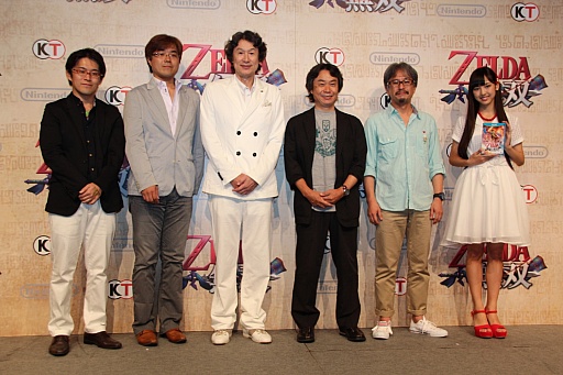 画像集#030のサムネイル/「ゼルダ無双」の完成発表会が開催。「ゼルダの伝説」生みの親である宮本 茂氏も登壇した会場の模様をレポート