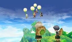 画像ギャラリー No.002のサムネイル画像 / 「ぷちっとくろにくる」,綿毛で空を飛ぶ「飛行機能」を追加。学園祭イベントも