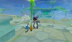 画像ギャラリー No.004のサムネイル画像 / 「ぷちっとくろにくる」,綿毛で空を飛ぶ「飛行機能」を追加。学園祭イベントも