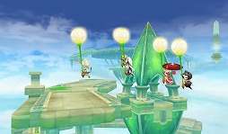 画像ギャラリー No.007のサムネイル画像 / 「ぷちっとくろにくる」,綿毛で空を飛ぶ「飛行機能」を追加。学園祭イベントも