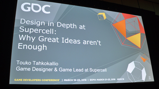 GDC 2018Supercellˤ֥ǥפǤϡԤƤΤ̾äǥʡ󤲤Ƹä