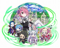 画像ギャラリー No.006のサムネイル画像 / 「乖離性ミリオンアーサー」,アニメ「Re:ゼロから始める異世界生活」とコラボを実施