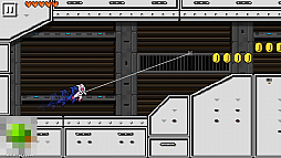 画像ギャラリー No.003のサムネイル画像 / 爽快なタップ移動と高い難度がクセになる! iOS向けワイヤーアクションゲーム「うさぎマン」を紹介する「(ほぼ)日刊スマホゲーム通信」第456回