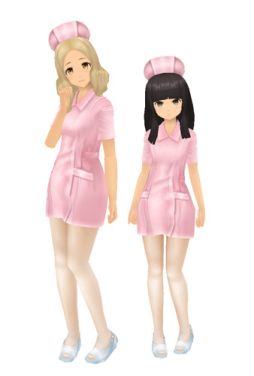 画像ギャラリー No.013のサムネイル画像 / 「スクールガールストライカーズ」,限定コスチューム「ナース服」が登場