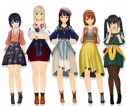 画像ギャラリー No.002のサムネイル画像 / 「スクスト」,新コスチューム“お茶会コーデ”が登場