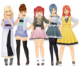 画像ギャラリー No.003のサムネイル画像 / 「スクスト」,新コスチューム“お茶会コーデ”が登場