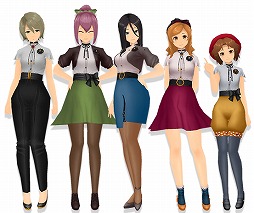 画像ギャラリー No.004のサムネイル画像 / 「スクスト」,新コスチューム“お茶会コーデ”が登場