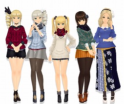 画像ギャラリー No.005のサムネイル画像 / 「スクスト」,新コスチューム“お茶会コーデ”が登場