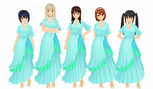 画像ギャラリー No.008のサムネイル画像 / 「スクスト」,新コスチュームイベント「ドラゴンと水の精霊」を開催