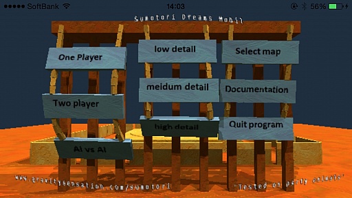 画像集#001のサムネイル/あのバカゲーがついに手のひらで。スマートフォン向け物理演算相撲ゲーム「Sumotori Dreams」を紹介する「(ほぼ)日刊スマホゲーム通信」第519回