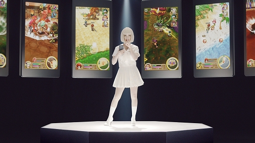 画像集#005のサムネイル/「白猫プロジェクト」,大島優子さんの出演するTVCMが本日から放映