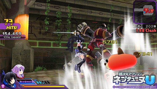 画像集#027のサムネイル/手軽に遊べる爽快アクション! 「超次元アクション ネプテューヌU」のプレイレポートをお届けします