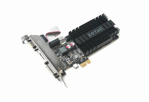  No.003Υͥ / PCIe x1³бGeForce GT 710ɤȯ䡣ZOTAC