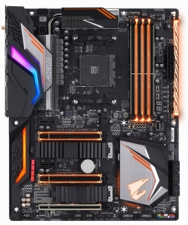 画像ギャラリー No.004のサムネイル画像 / GIGABYTE,X470チップセット搭載のゲーマー向けマザーボード3モデルを発表