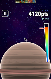 画像集#004のサムネイル/惑星破壊はタイミングが命。スマホ向けタップアクション「星を割れ!」を紹介する「(ほぼ)日刊スマホゲーム通信」第560回