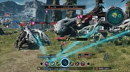 画像集#001のサムネイル/「ゼノブレイドクロス」は2015年春発売。Wii U GamePadの画面を使ったナビゲーション機能も
