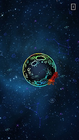 画像集#002のサムネイル/月を操る不思議な感覚。iOS向けアクションゲーム「Moon Control」を紹介する「(ほぼ)日刊スマホゲーム通信」第574回