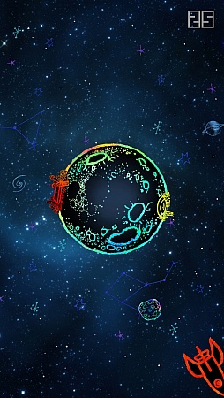 画像集#003のサムネイル/月を操る不思議な感覚。iOS向けアクションゲーム「Moon Control」を紹介する「(ほぼ)日刊スマホゲーム通信」第574回