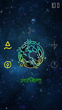 画像集#005のサムネイル/月を操る不思議な感覚。iOS向けアクションゲーム「Moon Control」を紹介する「(ほぼ)日刊スマホゲーム通信」第574回